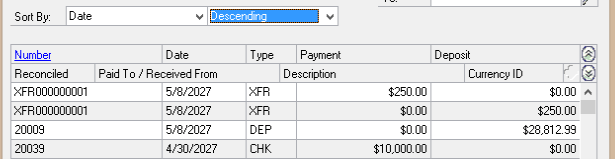 Sorting for Bank Reconciliation in Microsoft Dynamics GP Great Plains | SMB SUITE